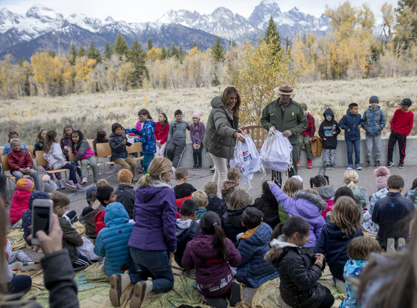 FLOTUS in Grand Teton National Park